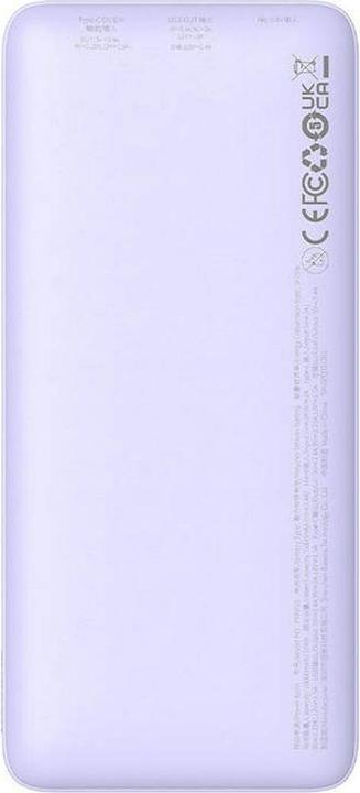 Produktbild Baseus Airpow 10000mAh 20W Powerbank (purple) (10000 mAh, 20 W, 37 Wh)