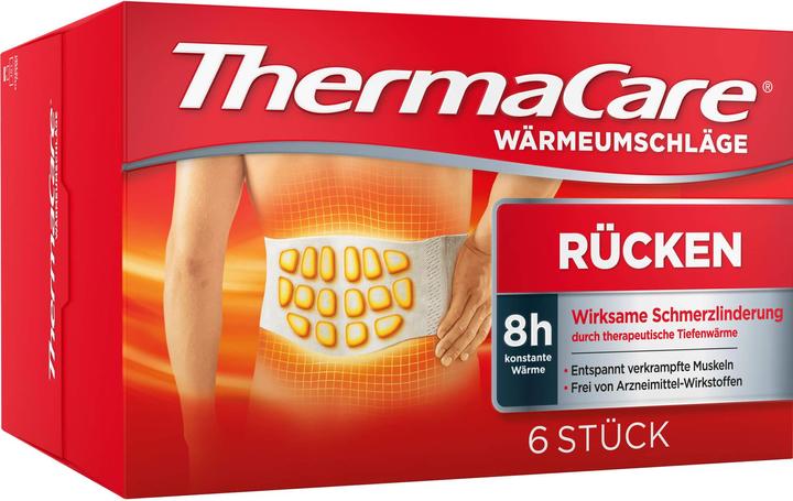 Produktbild Thermacare Wärmeumschläge bei Rückenschmerzen, 6 St. Pflaster (6x)