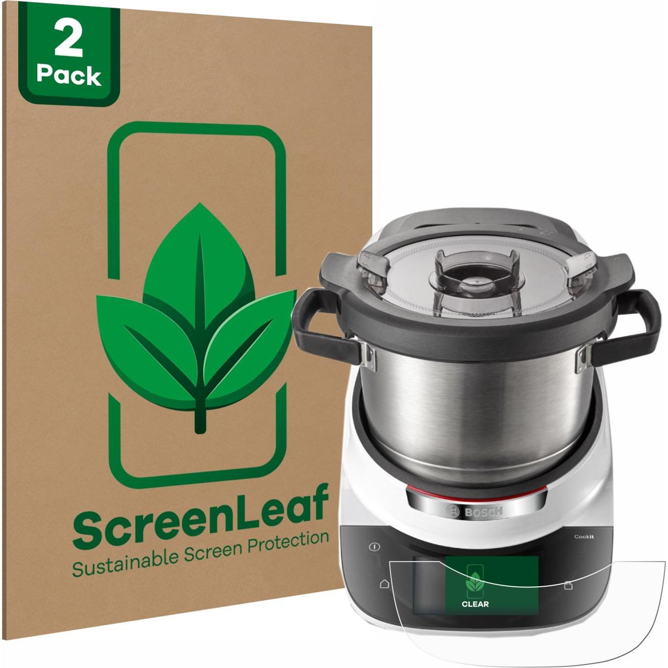 ScreenLeaf Schutzfolie nachhaltiger Displayschutz Displayschutzfolie Folie Klar Transparent, Zubehör Küchengeräte, Trans...