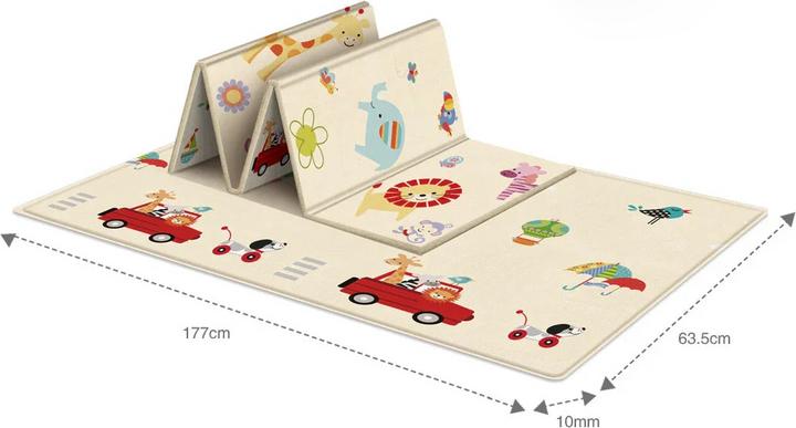 Activity Board Tappeto attività per bambini Tappeto da campeggio all'aperto Tappeto da gioco pieghevole Disegno a