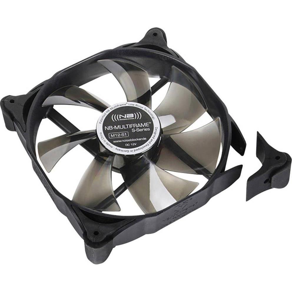Noiseblocker Multiframe S-Series M12-2 (120 mm, 1 x), PC Lüfter, Schwarz
