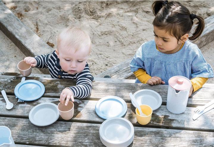 Immagine prodotto dantoy minuscolo set da colazione biologico, asilo, 94 pezzi