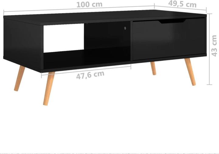 Image du produit vidaXL Couchtisch (100 x 49.50 x 43 cm)