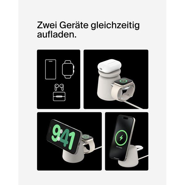 Image du produit Belkin Station de charge BoostCharge Pro 2-en-1 Qi2 (15 W)