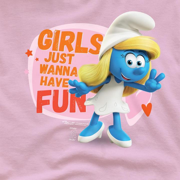 Produktbild The Smurfs Girls Just Wanna Have Fun TShirt (4XL)