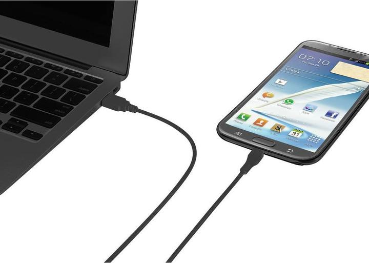 Actual product image Renkforce USB 2.0 Cable (1x USB 2.0 Plug A (1 m, USB 2.0, 2.50 W)