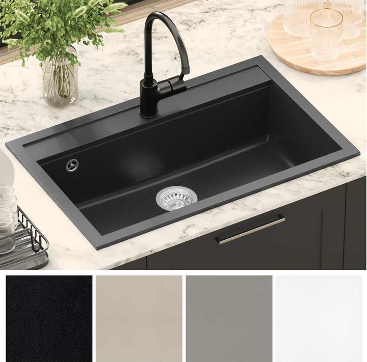 Image du produit vidaXL Moderne Spüle (79.50 cm, 50.50 cm)