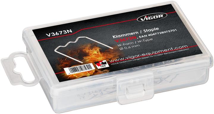 Actual product image Vigor REPLACEMENT CLIPS 0.6MM W-SHAPE F.V3551N (1 x)