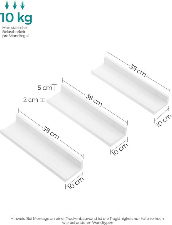 Produktbild Songmics Wally X (38 x 10 x 5 cm)