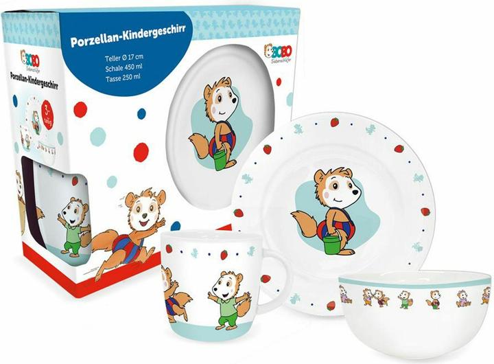 Actual product image Bobo Siebenschläfer crockery set
