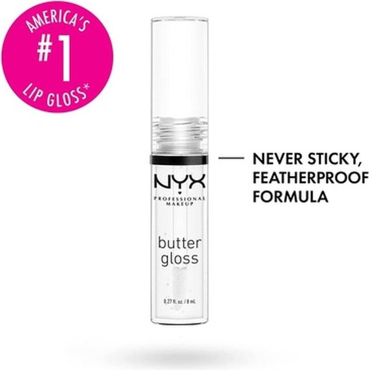 Actual product image NYX Professional Make-Up Butter Lip Gloss Sugar Rush (1 Sugar Rush)