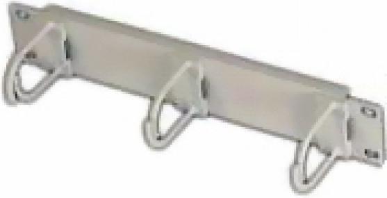 Actual product image Triton 10" cable management strip, light gray