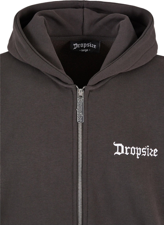 Produktbild Dropsize Super Heavy Oversize Blank Zip Hoodie - 124675 (XL)