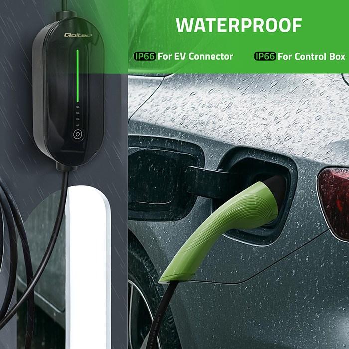 Produktbild Qoltec Mobile Ladegerät (Typ 2, 3.50 kW, 16 A)