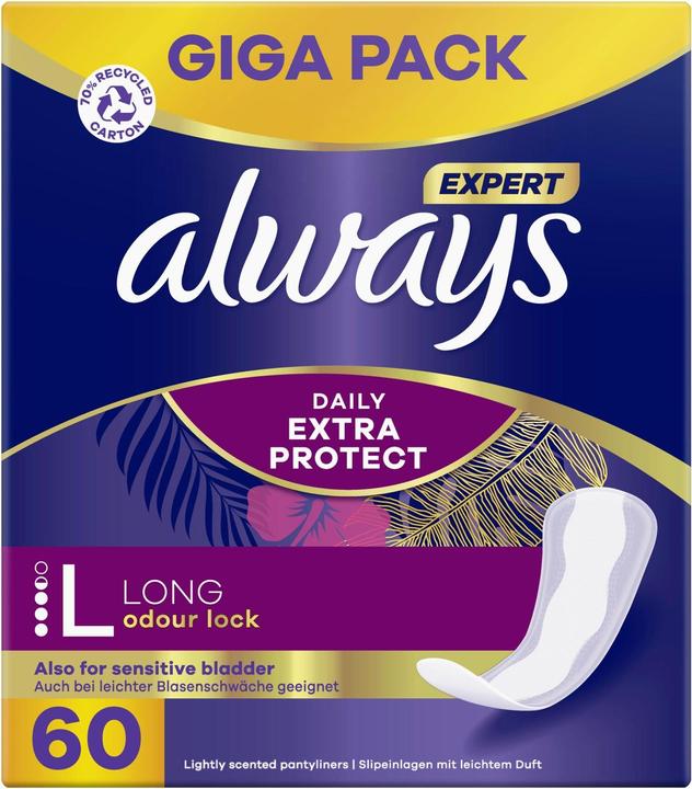 Immagine prodotto Always Expert Daily Extra Protect (60 x, Fodere per mutande)