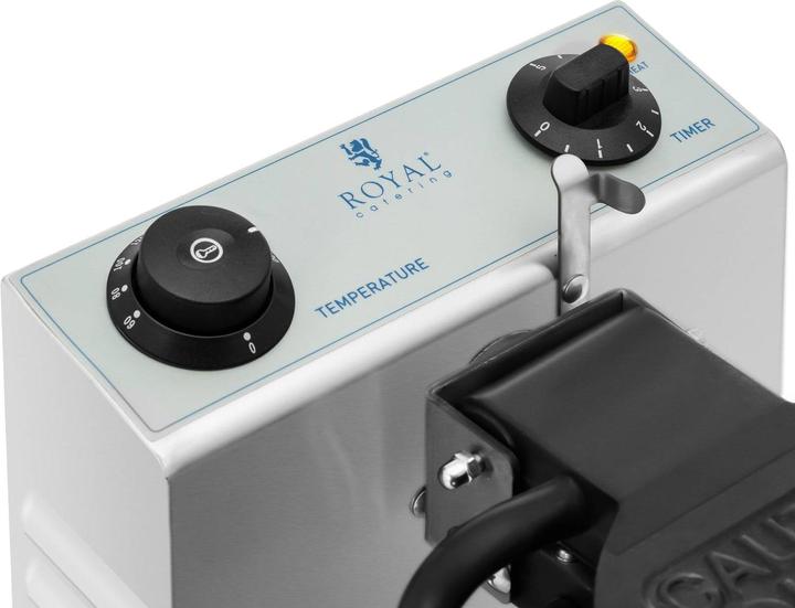 Actual product image Royal Catering Waffeleisen rund Waffelmaschine Waffelautomat Profi-Waffeleisen 1200 W