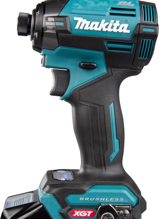 Image du produit Makita Visseuse à choc sans fil TD002GD202 | 40 V, 2x 2,5 AhBatterie, chargeur en coffret