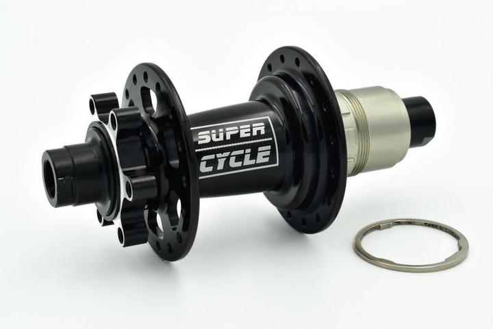 Produktbild SuperCycle Hinterradnabe Standard 12x142mm, SRAM XDR (inkl. Spacer für XD Kassetten) (Scheibenbremse 6-Loch)