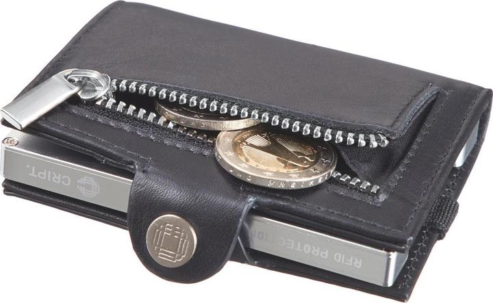 Actual product image Cript 3.55 Card holder with coin pocket and note compartment