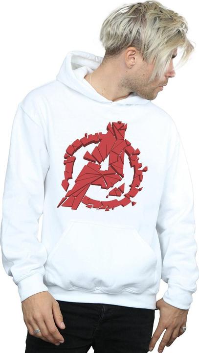 Image du produit - Sweat à capuche AVENGERS ENDGAME SHATTERED LOGO - Homme (M)
