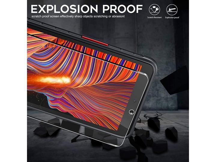 Actual product image Screenguard Samsung Galaxy XCover 5 bulletproof glass protective film Case Friendly Design (1 pcs., Samsung Galaxy Xcover 5)