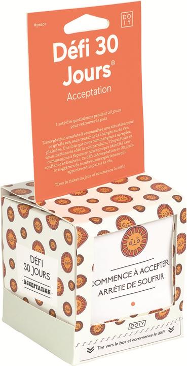 Image du produit Doiy Défi 30 jours " Acceptation" - Défi Boîte (Français)
