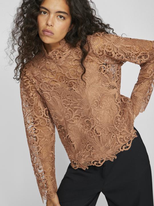 Produktbild Vila Spitzen Oberteil mit langen Ärmeln (38)