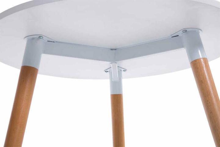 Image du produit CLP Table Ansgar natura, blanc (80 x 75 cm)