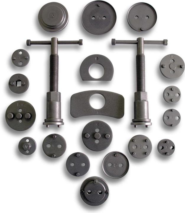 Produktbild Wiltec 21-tlg. Bremskolbenrücksteller Set 330x260x55mm Bremskolbenrücksetzer Kfz