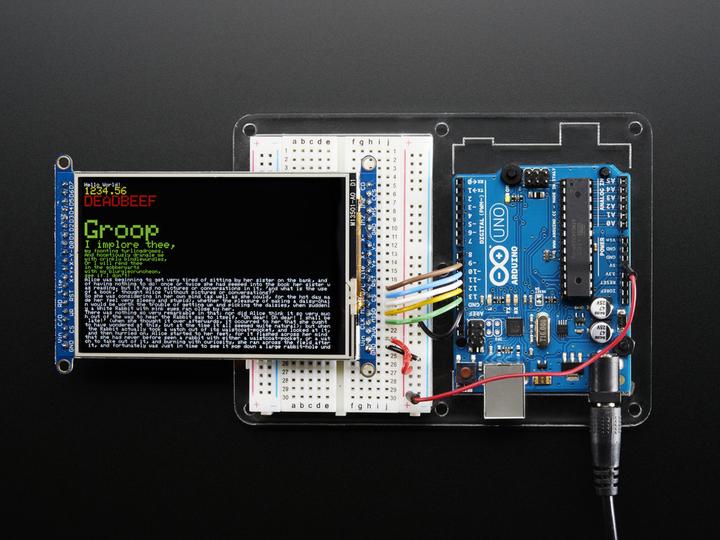 Produktbild Adafruit 3.5" TFT 320x480 Touchscreen w/MicroSD (Diverse)