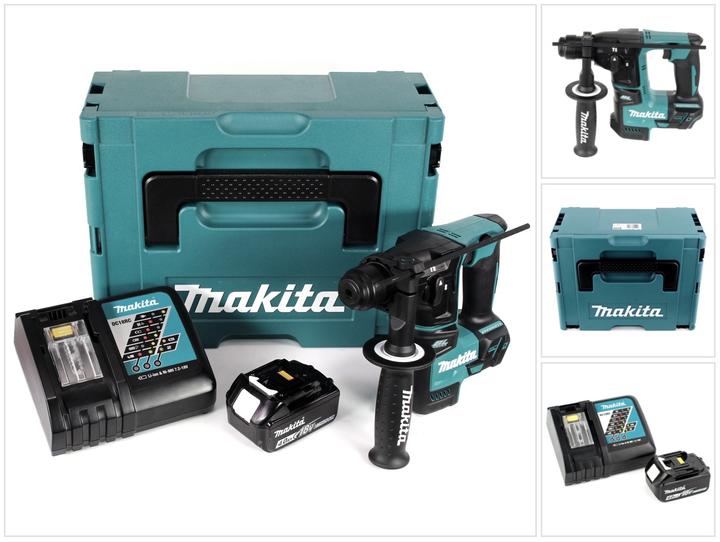 Produktbild Makita DHR 171 RM1J Akku Bohrhammer Brushless SDS Plus 18V 1,2J + 1x Akku 4,0Ah + Ladegerät + Makpac