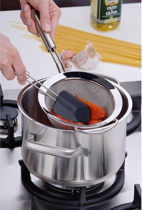 Produktbild WMF Küchensieb 16cm mit Drahtgeflecht Profi Plus Edelstahl (16 cm)