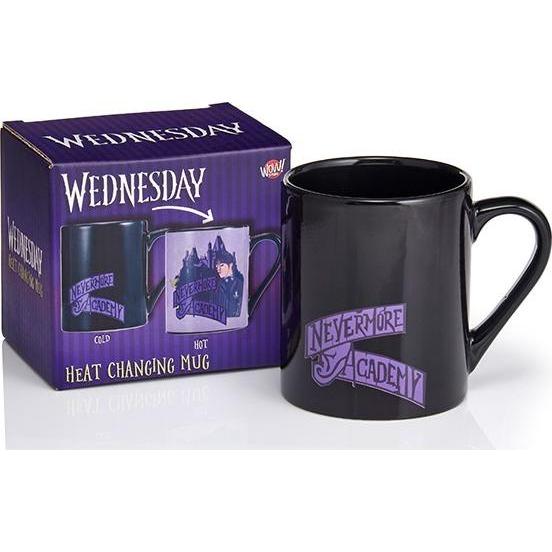 Thumbnail - Universal Textiles, Tasse, WEDNESDAY Giftable Heat reveal mug - Wednesday and Thing