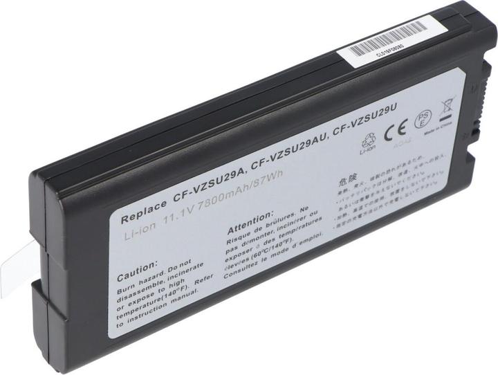 Actual product image Panasonic Battery CF-VZSU29, CF-VZSU29A, CF-VZSU29ASU, CF-VZSU29AU, CF-VZSU29U (9 cubicles, 7800 mAh)