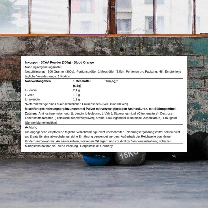 Produktbild Inkospor BCAA Powder (Blutorange, 1 x)