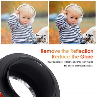 Actual product image K&F Concept Pro Bajonettadapter - M42 / Sony E