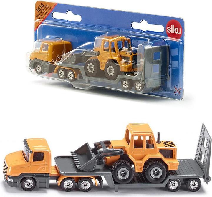 Actual product image Siku Low loader with front loader