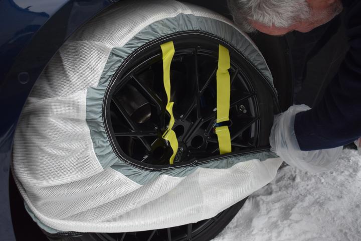 Produktbild Trazione Plus Chaussettes neige TRAZIONE+ textile T02 (x2)