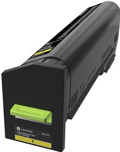 Actual product image Lexmark CORPORATE TONER CARTR YELLOW 82K2UYE 55K PAGES UC F/CX860 MSD NS SUPL (Y)