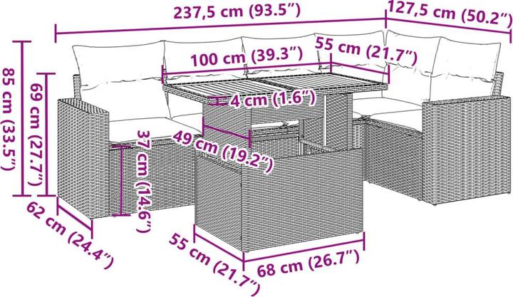 Produktbild vidaXL Robert