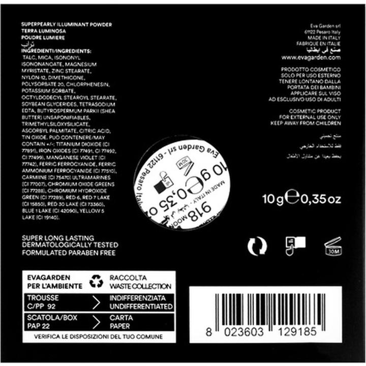 Actual product image Evagarden Superpearly Illuminant Powder - High Concentration of Pearls (Highlighter)