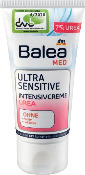 Produktbild dm Balea MED Intensivcreme Urea Ultra Sensitive (50 ml, Tagescreme)