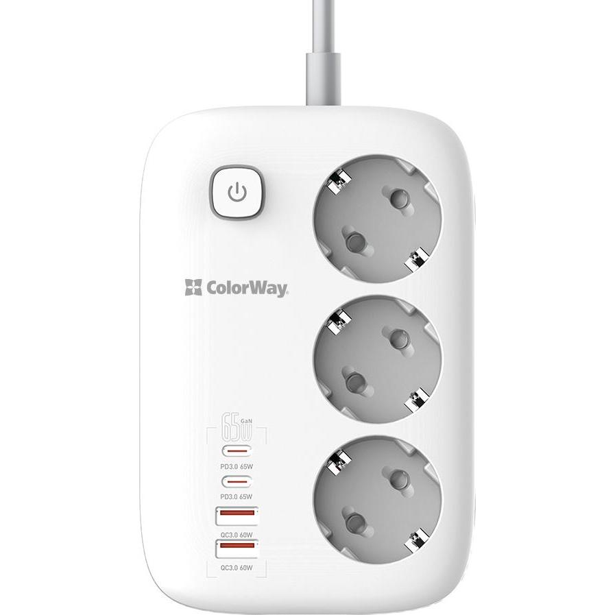 Colorway Cable Power Socket CW-CHE34PDW, Cavo di alimentazione