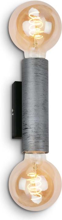 Image du produit Briloner Applique murale, argent antique / noir, 2xE27/max.10W (E27)