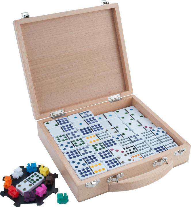 Produktbild Weible Mexican Train im Holzkoffer (Deutsch, Französisch, 2 - 6 Spieler)