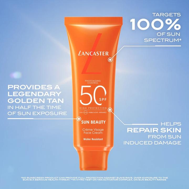 Immagine prodotto Lancaster Sun Beauty Sublime Tan (Crema solare viso, SPF 50, 50 ml, 150 g)