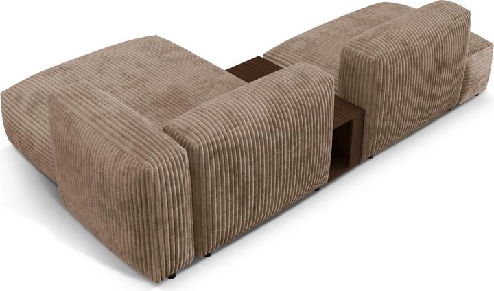 Image du produit Micadoni Canapé D'Angle Droit Modulaire, "Martina", 2 Places, 285x176x75 Fabriqué en Europe (Canapé modulaire, Canapé d'angle)