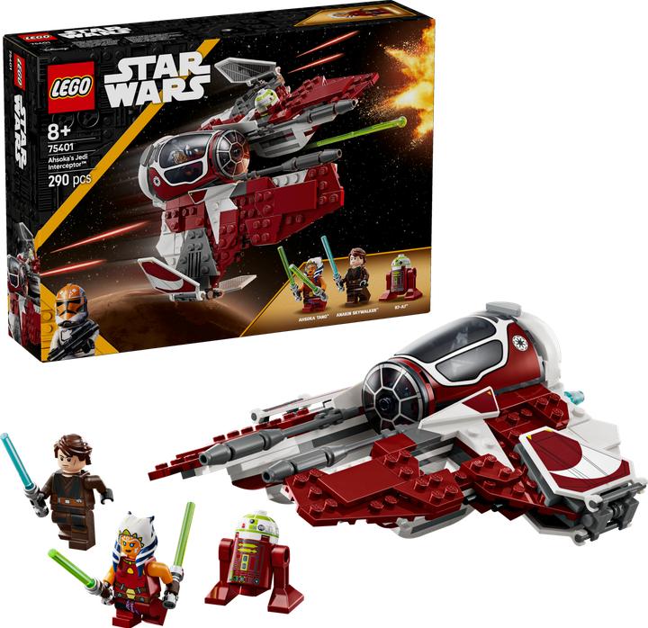 Actual product image LEGO Ahsokas Jedi Interceptor (75401, LEGO Star Wars)