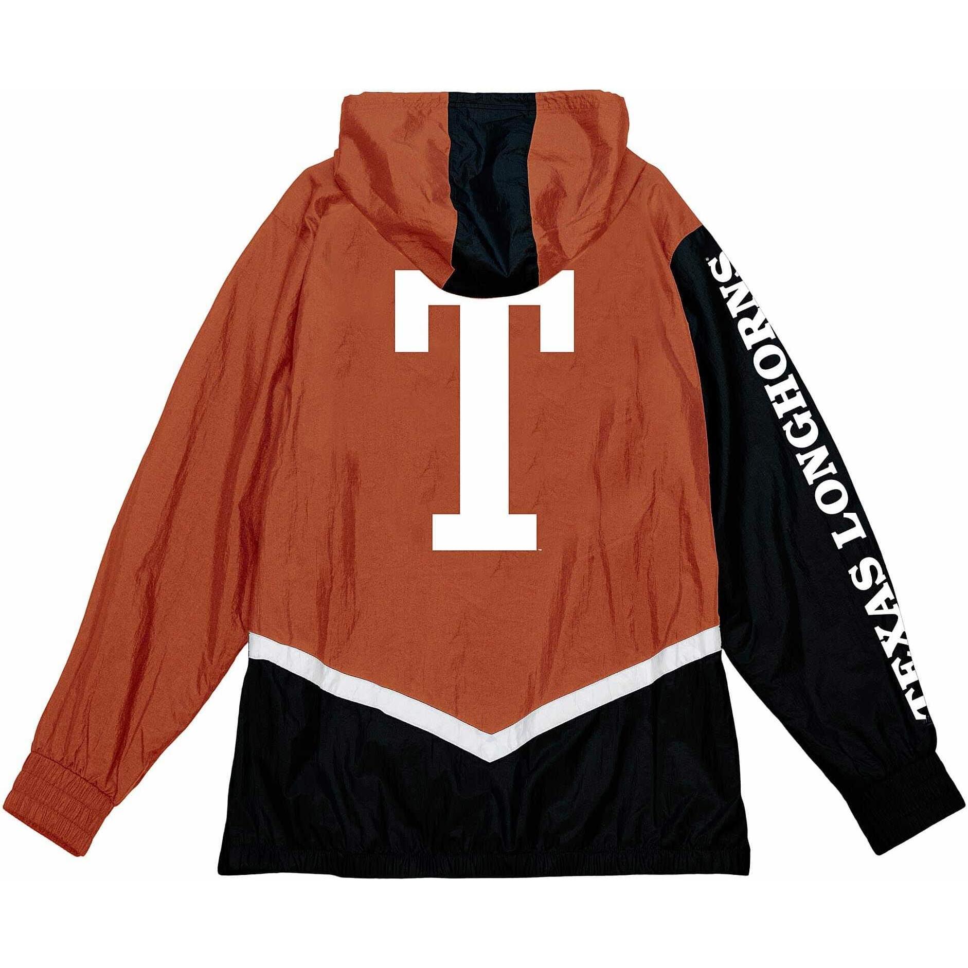 Thumbnail - Mitchell & Ness, Damen, Jacke, Windbreaker Jacke - University of Texas - M (M), Braun, M