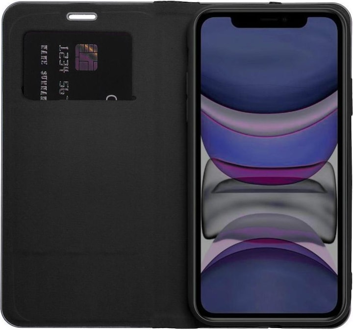 Produktbild Forcell Buchhülle OEM LUNA Book Carbon für IPHONE 13 Pro Max schwarz (Apple iPhone 13 Pro Max)